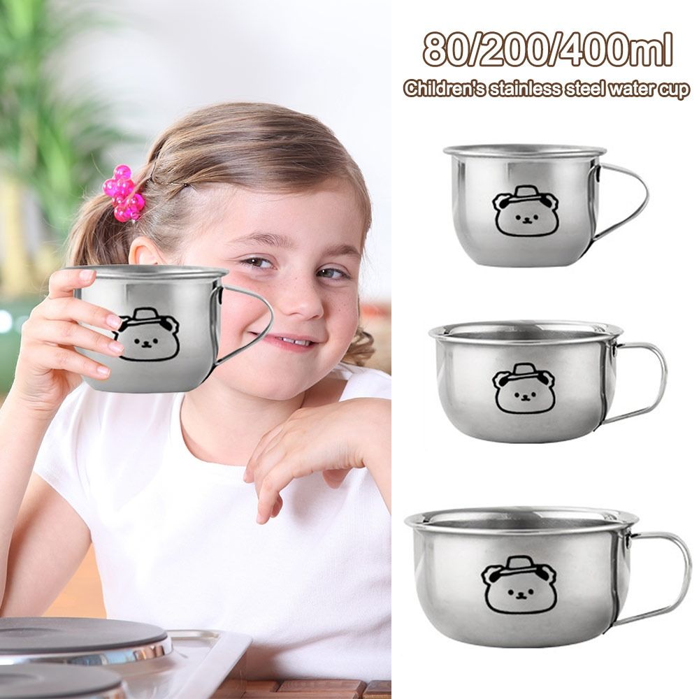 Coffee Tea Milk - 80/200/400ML Kid Water Cup Bear Design