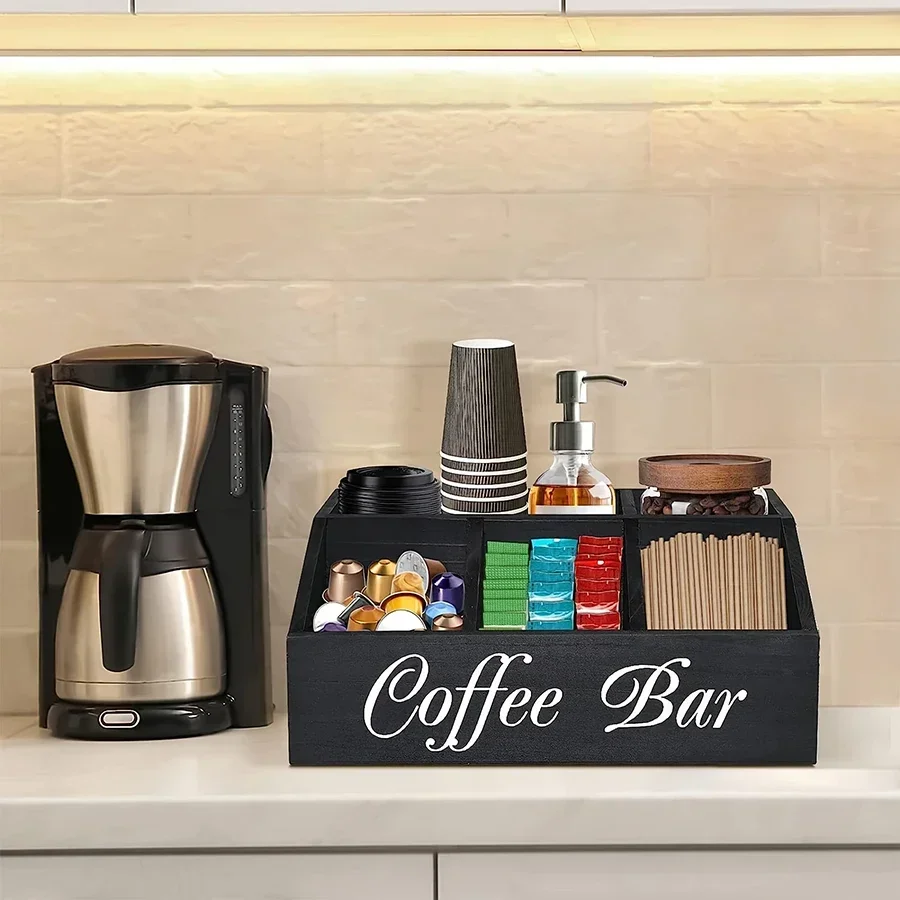 Coffee Tea Bags - Coffee Storage Box Water Bar Counter