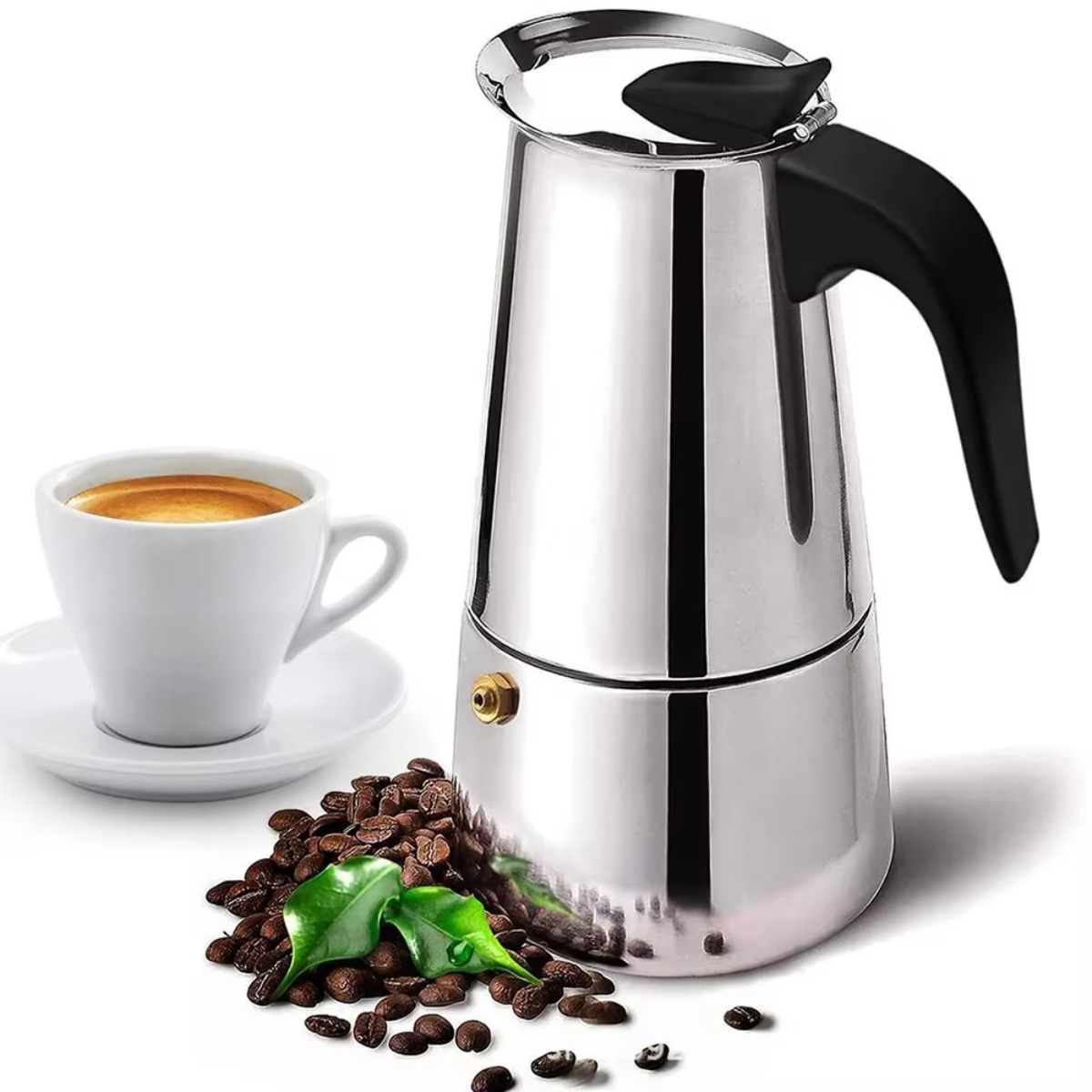 Coffee Tea Pots - Portable Mocha Coffee Pot Stainless Steel