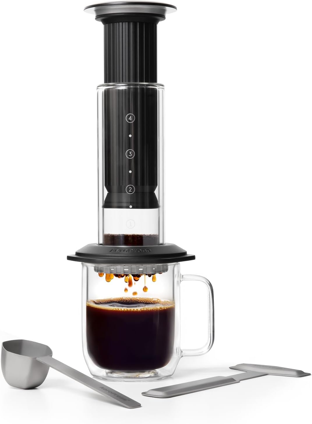 Premium Coffee Press, Glass, S - French Press Coffee & Tea recension och pris