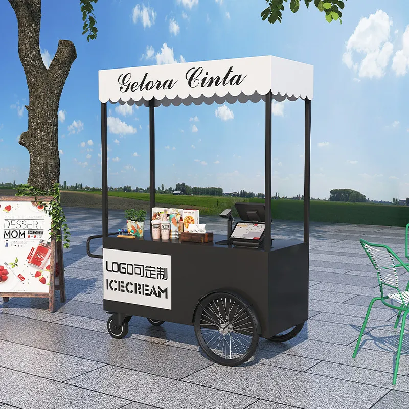 Street Food Truck Trolley Stal - Coffee Tea Kiosk recension och pris