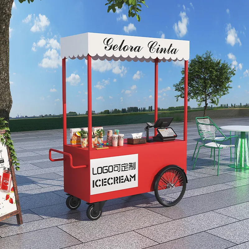 Street Food Truck Trolley Stal - Coffee Tea Kiosk recension och pris