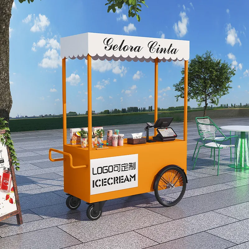 Street Food Truck Trolley Stal - Coffee Tea Kiosk recension och pris