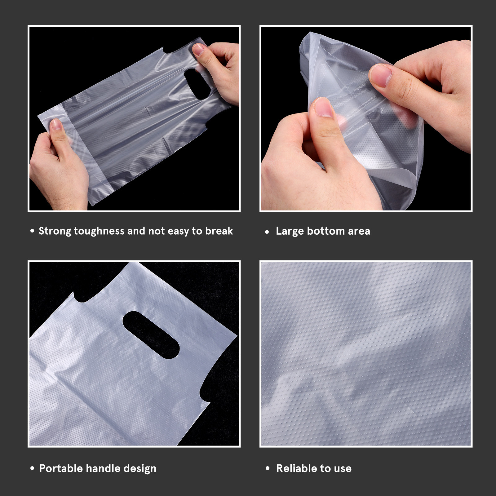 500Pcs Beverage Bags Handle Tr - Coffee Tea Milk recension och pris