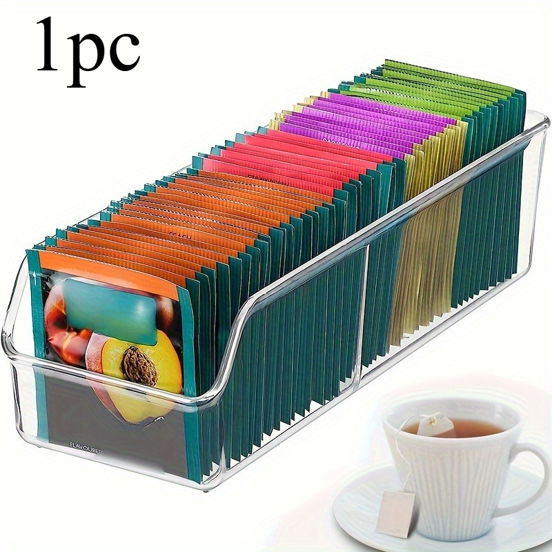 1pc Clear Tea Bag Organizer Bo - Coffee Tea Bags recension och pris