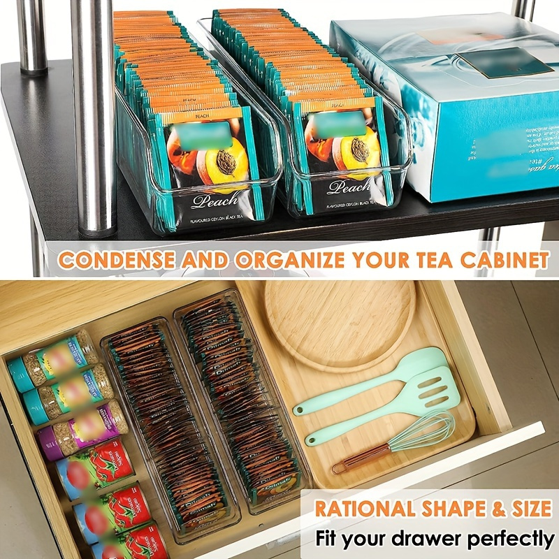 1pc Clear Tea Bag Organizer Bo - Coffee Tea Bags recension och pris