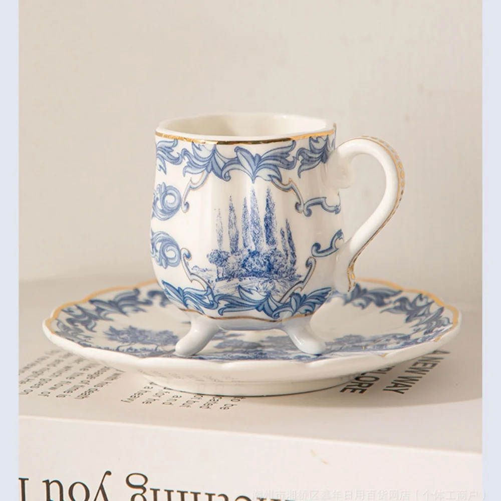 Blue And White Porcelain Turki - Espresso Cup Saucer recension och pris