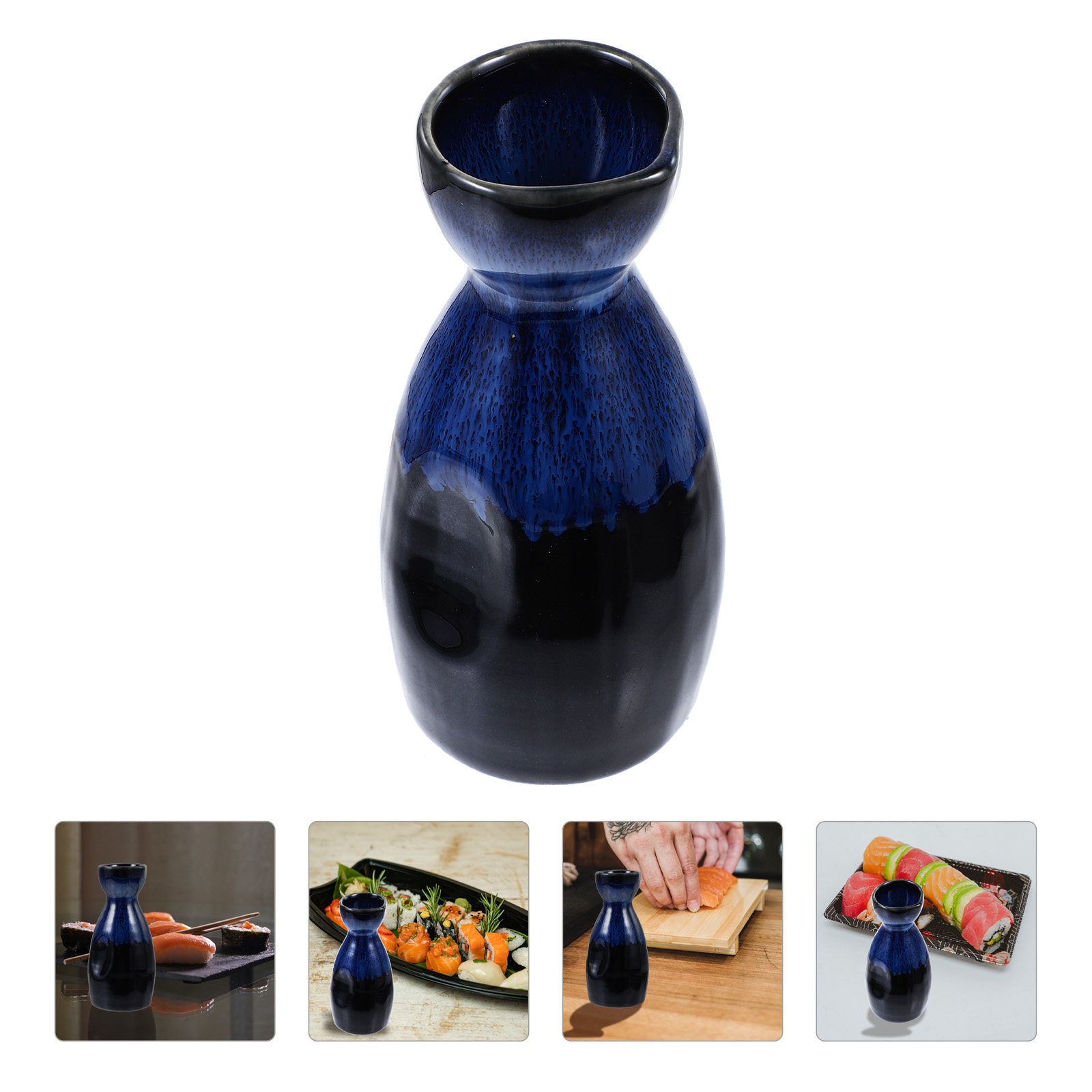 Japanese Style Blue Ceramic Wi - Coffee Tea Pots recension och pris