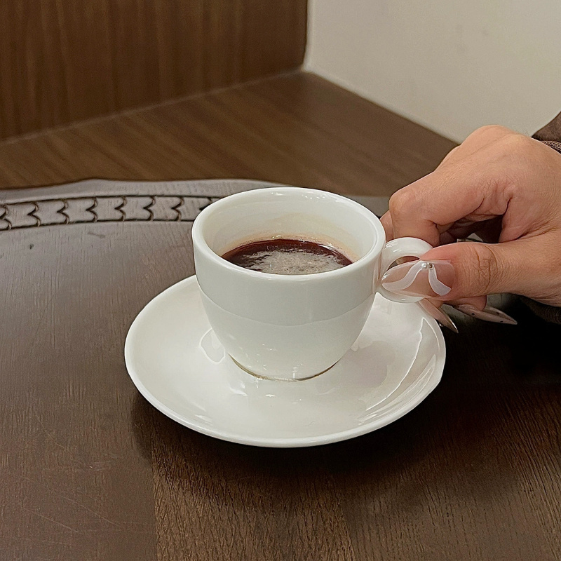 70ml Italian Style Espresso Cu - Espresso Cup Saucer recension och pris