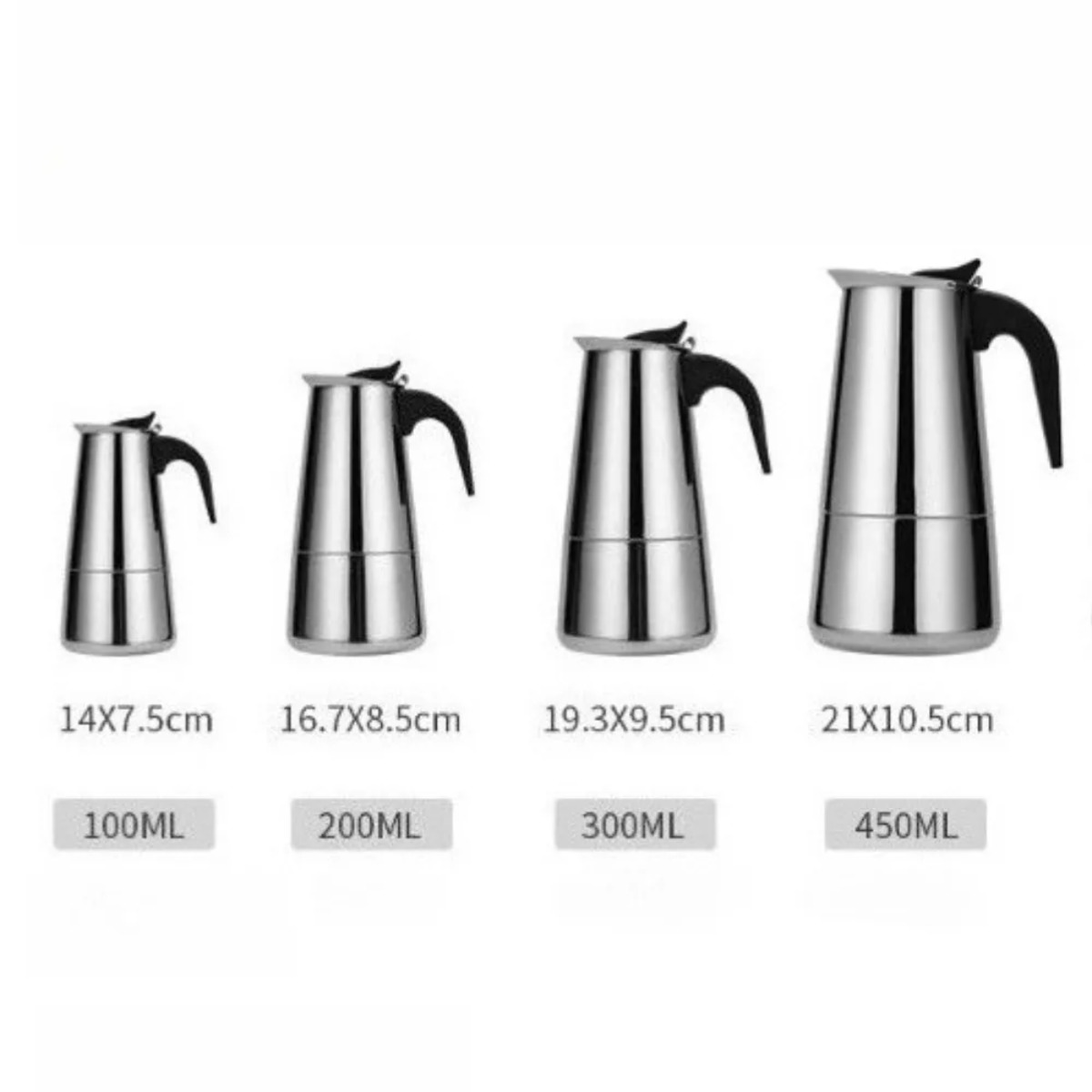 Portable Mocha Coffee Pot Stai - Coffee Tea Pots recension och pris