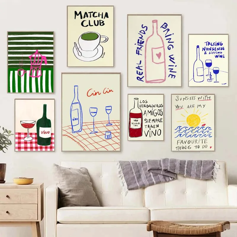 Colorful Drawings Abstract Art - Draw Coffee And Tea recension och pris