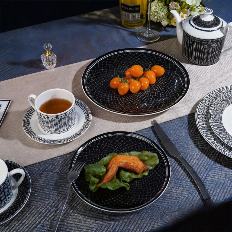 Simple European-Style Tea Set  - Espresso Cup Saucer recension och pris