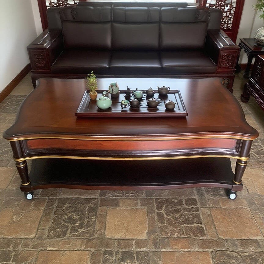 solid wood retro coffee table  - Draw Coffee And Tea recension och pris