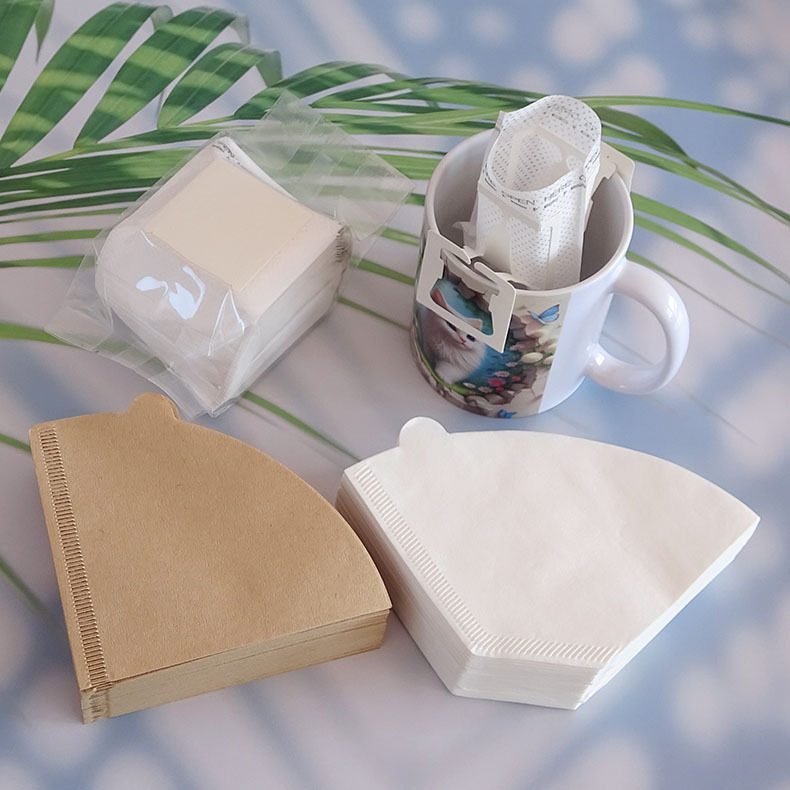 50pcs/set Log Pulp Paper Coffe - Coffee Tea Bags recension och pris