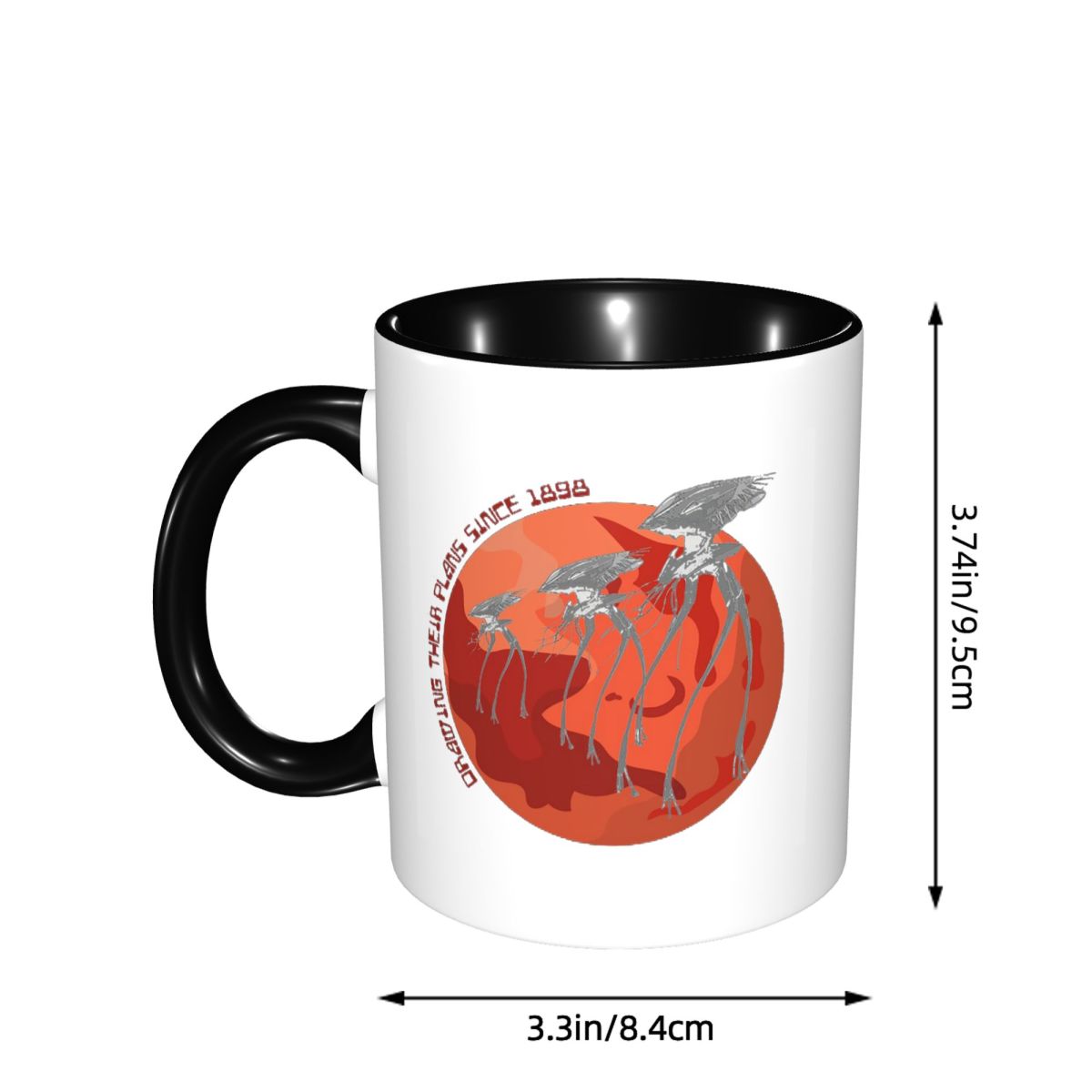 War Of The Worlds Drawing Thei - Draw Coffee And Tea recension och pris