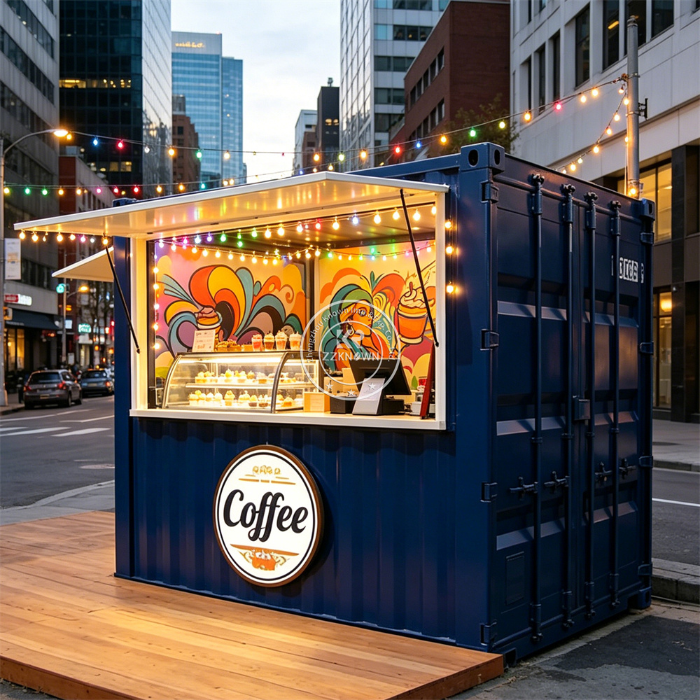 Outdoor Mobile Food Container  - Coffee Tea Kiosk recension och pris