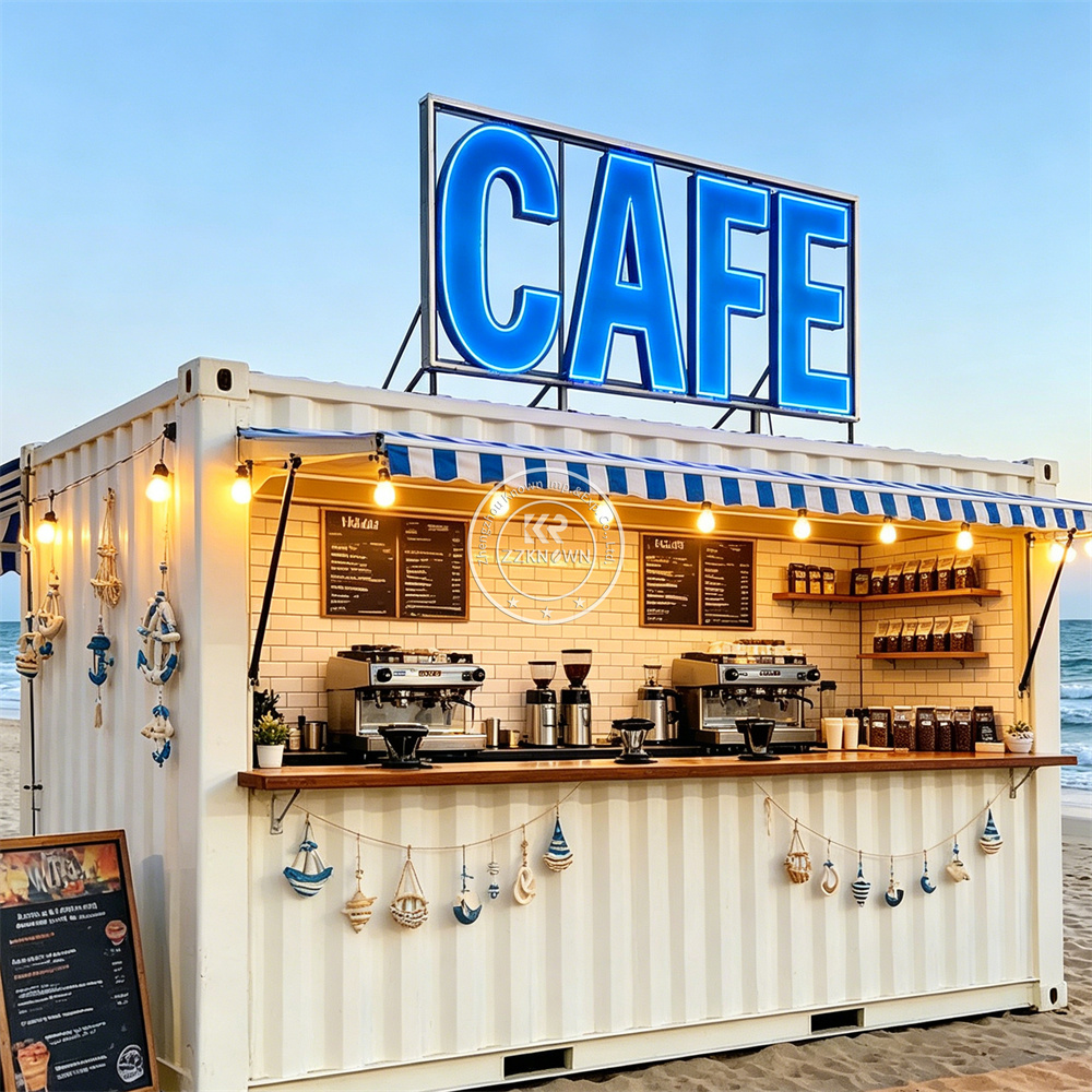 Outdoor Mobile Food Container  - Coffee Tea Kiosk recension och pris