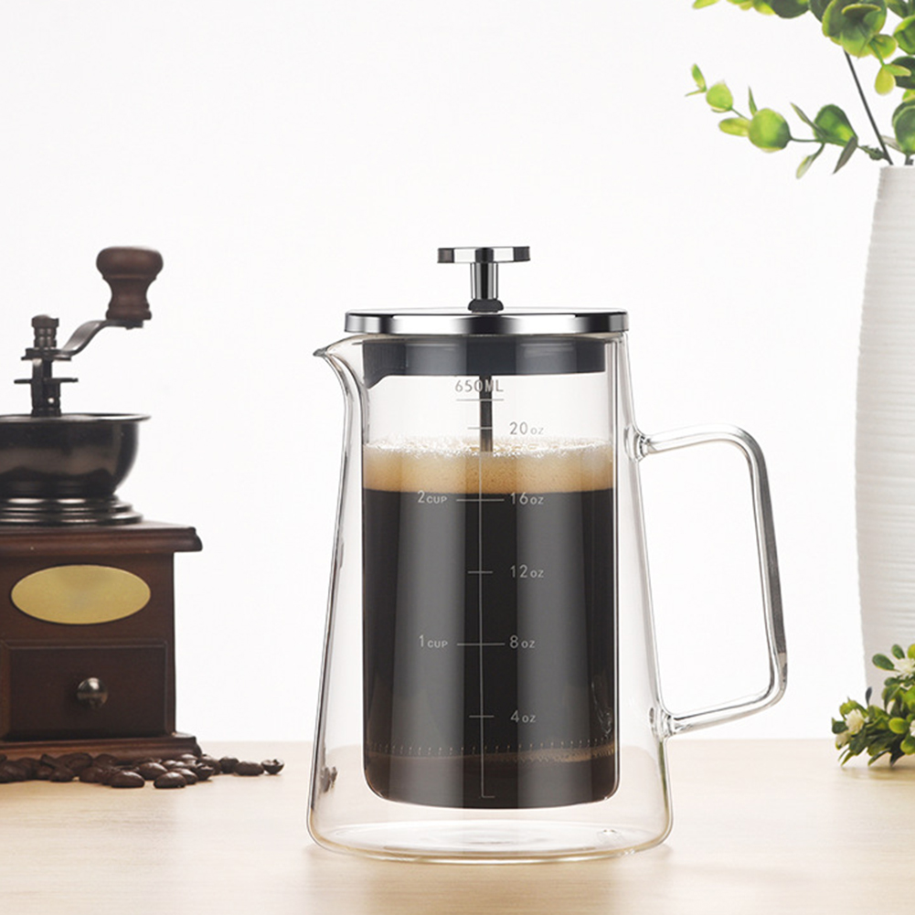 Double Layers French Press Pot - Coffee Tea Pots recension och pris