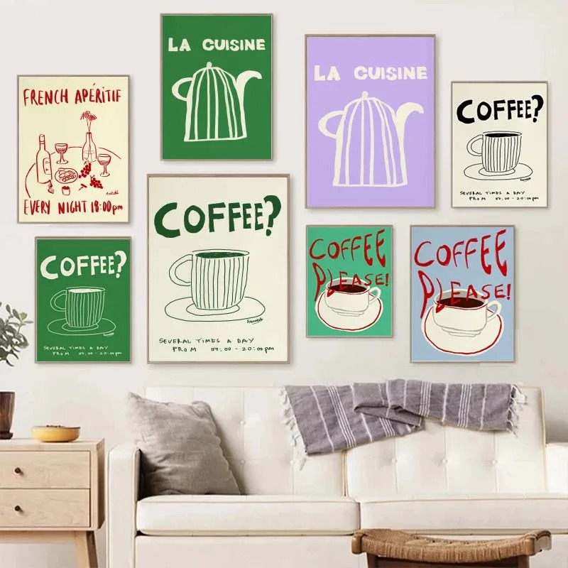 1PC frameless decorative art p - Draw Coffee And Tea recension och pris