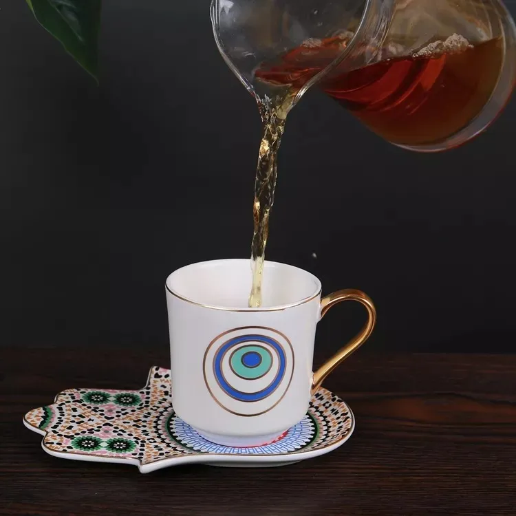 Retro Hanging Ear Creative Cer - Espresso Cup Saucer recension och pris