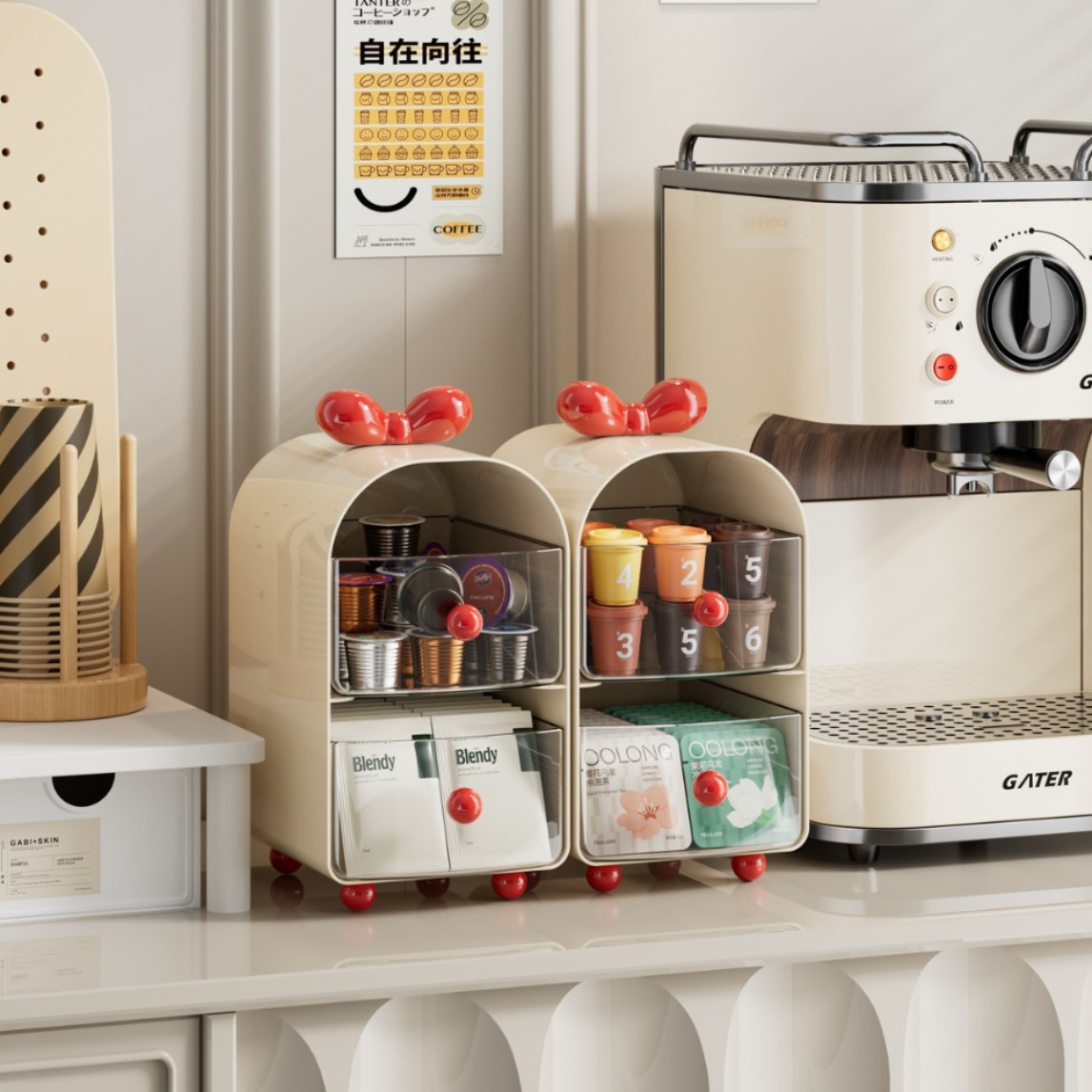 Creamy Coffee Capsule Organize - Coffee Tea Bags recension och pris