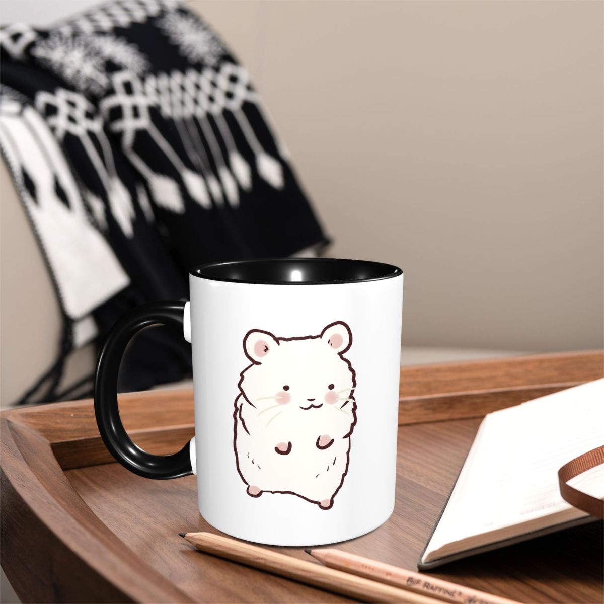 Cute Hamster Drawing Mug Funny - Draw Coffee And Tea recension och pris