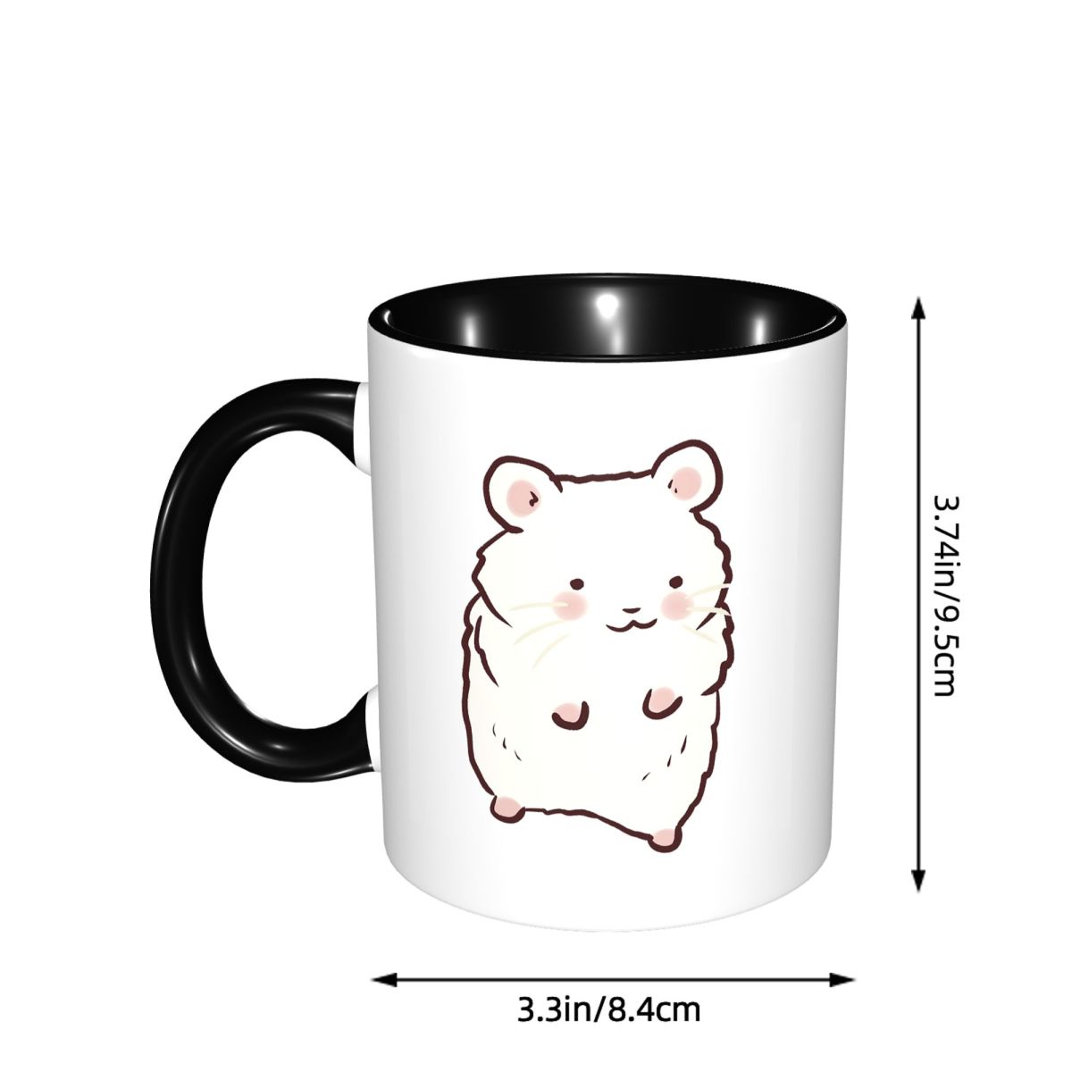Cute Hamster Drawing Mug Funny - Draw Coffee And Tea recension och pris