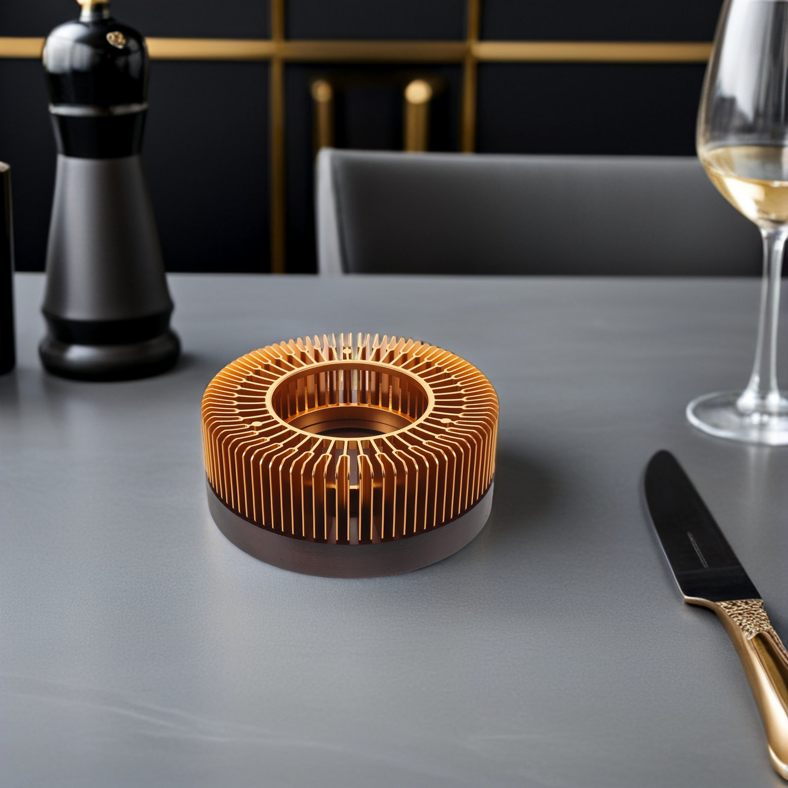 Gold Tea Pot Warmer Heater Alu - Coffee Tea Pots recension och pris