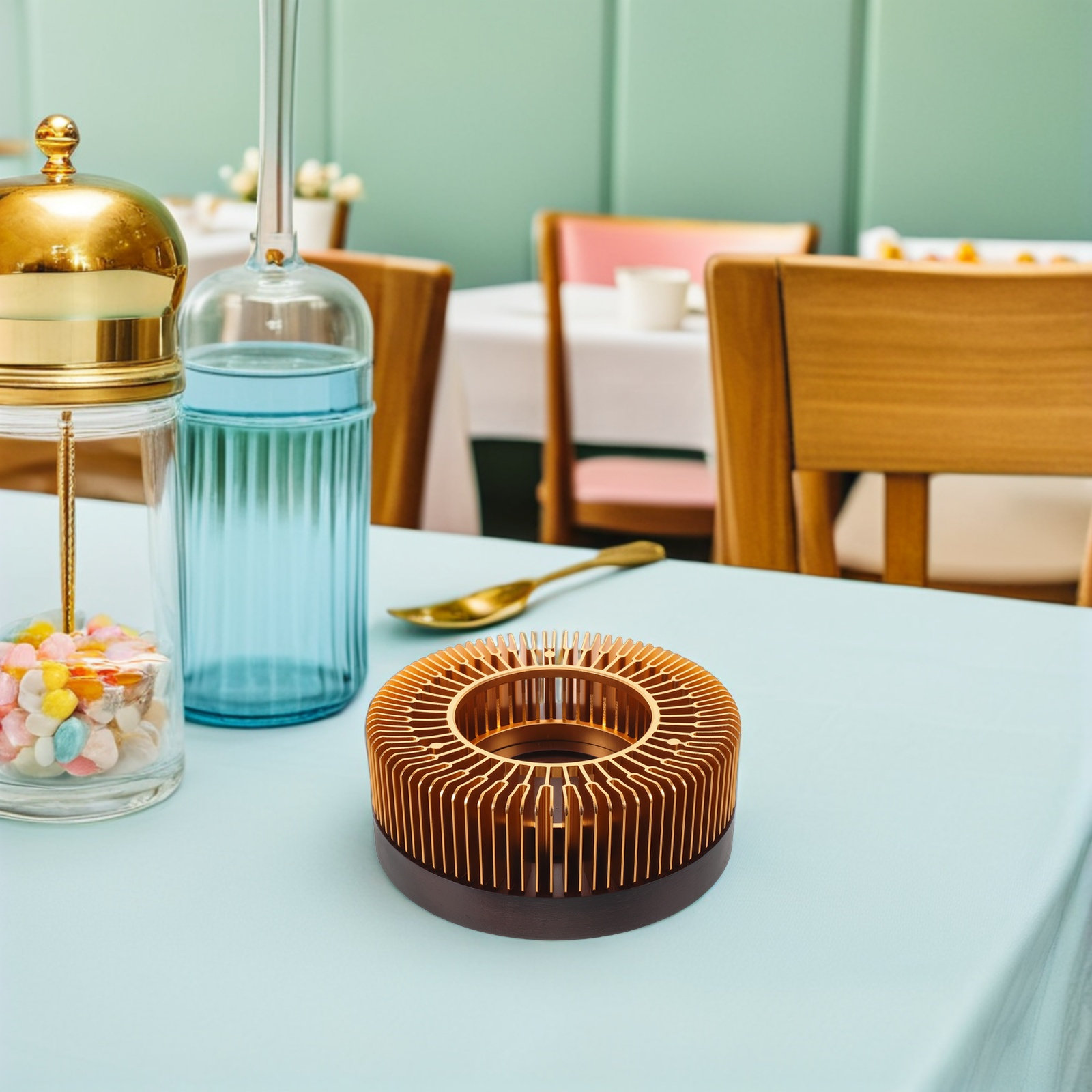 Gold Tea Pot Warmer Heater Alu - Coffee Tea Pots recension och pris
