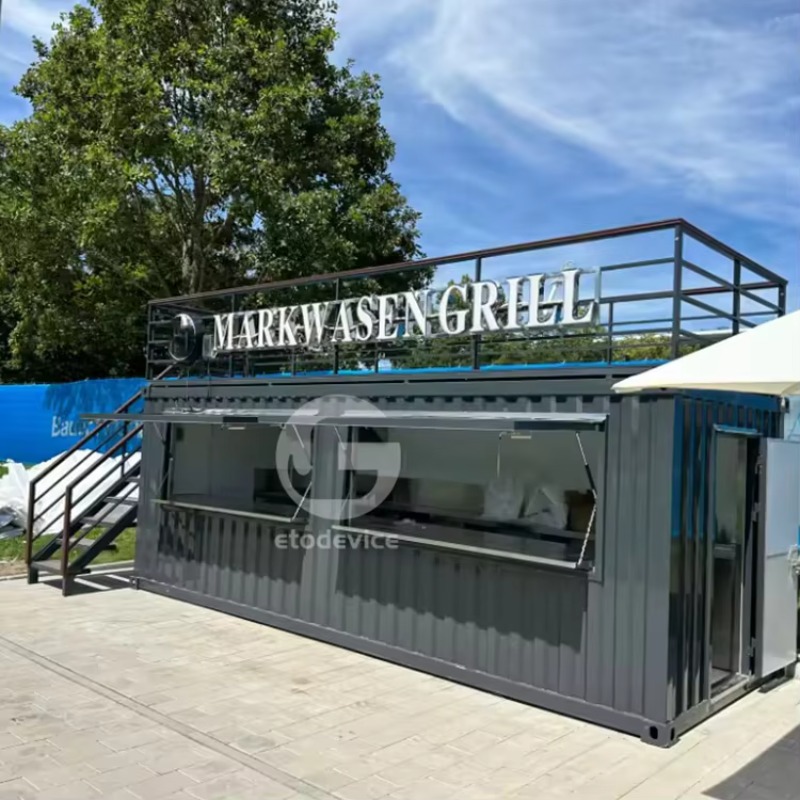 Low Cost Recyclable Steel Cont - Coffee Tea Kiosk recension och pris